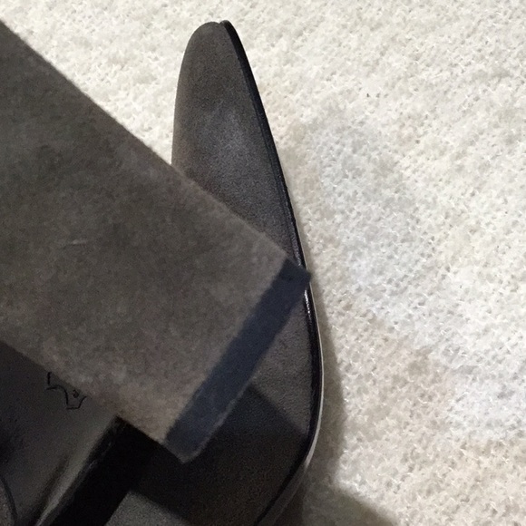 Charles Jourdan Paris 9-1/2 AA Gray Suede, Made in Spain - Picture 8 of 9